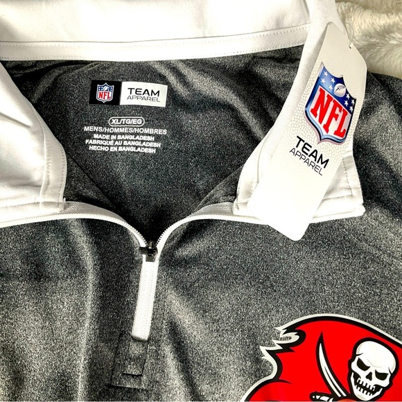 NFL Team Apparel Mens Tampa Bay Buccaneers Xl Long Sleeve Shirt NWT - Picture 7 of 8